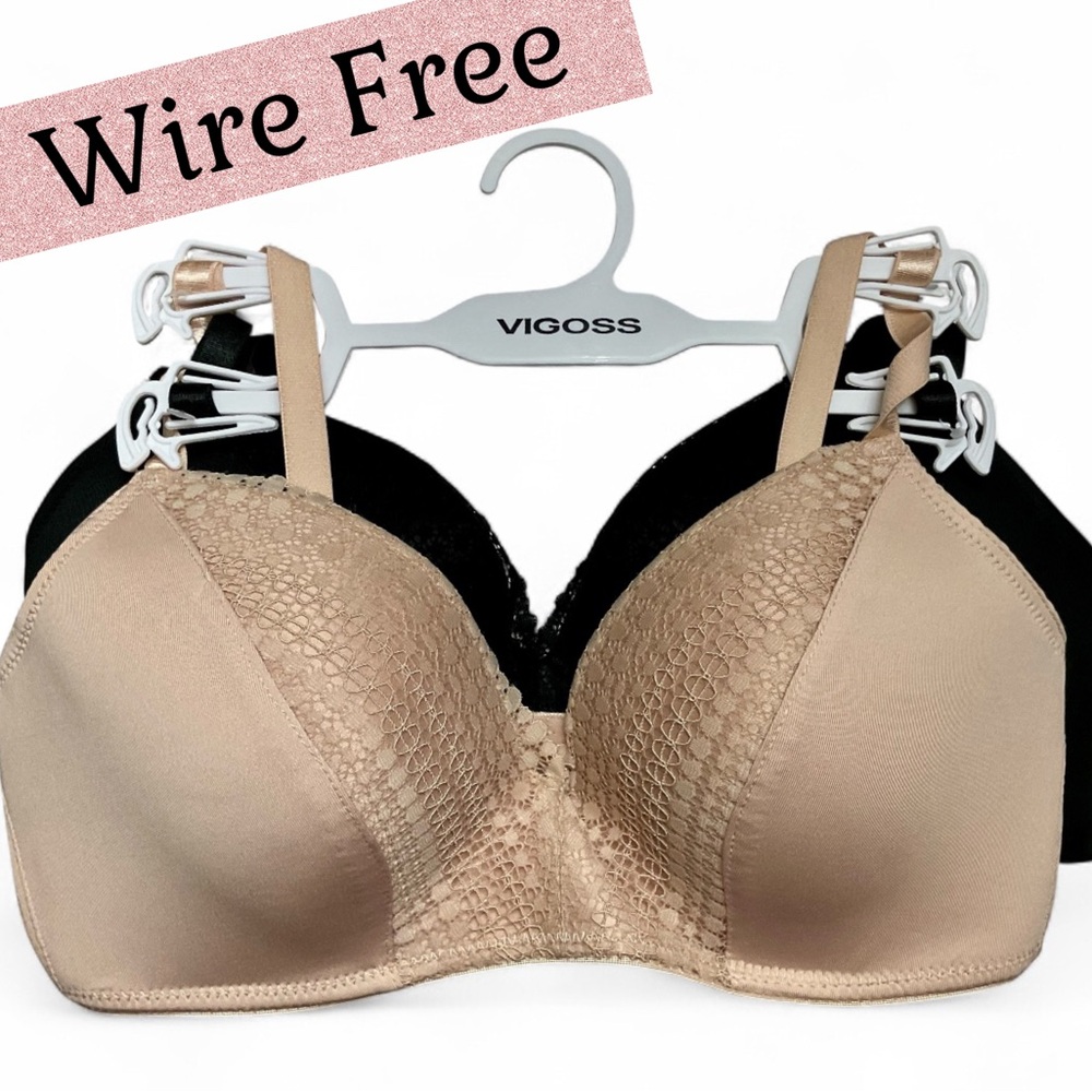 🌸WIRE FREE 2 Pack Bras
